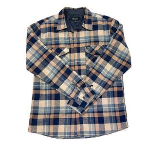 EUC Men's Brixton Bowery Plaid Button Down Shirt - Small